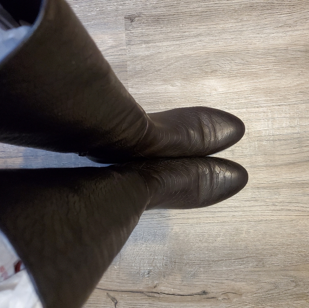 Stuart Weitzman Hidden Wedge Knee High Boot - image 5